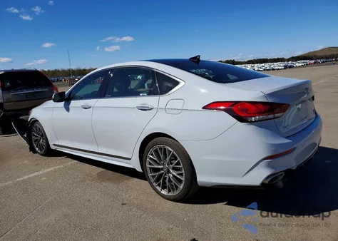 2020 Genesis G80 3.8 from USA, damaged, VIN KMTFN4JE7LU329080